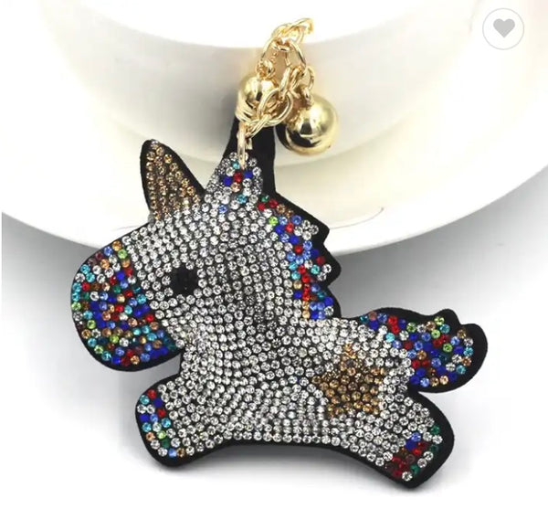 Waldhausen Rhinestone Unicorn Keyring